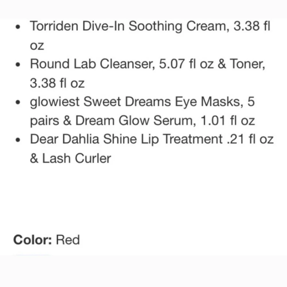K-Beauty 7 step kit with Red Makeup Bag by Sophie
